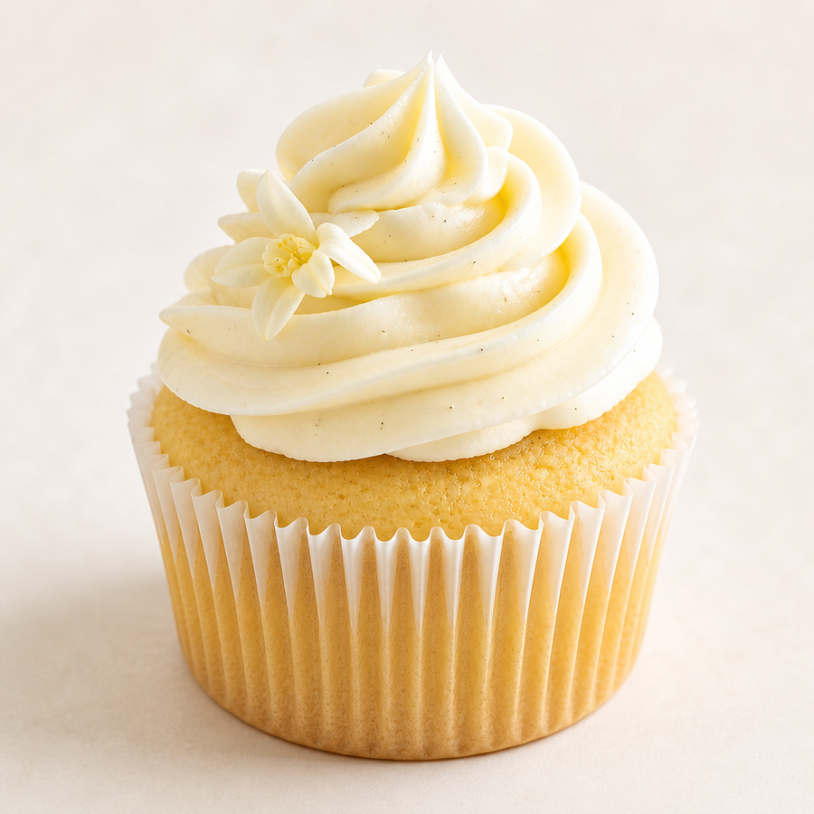 Heavenly Vanilla Gourmet Cupcake