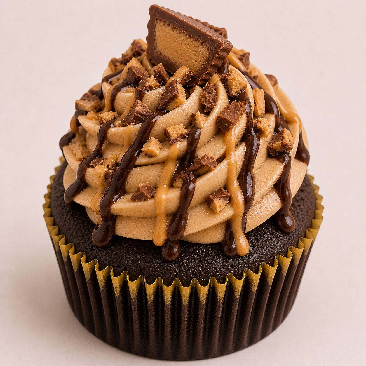 Peanut Butter Cup Perfection Gourmet Cupcakes