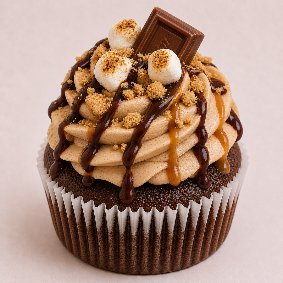S’mores Escape Gourmet Cupcake