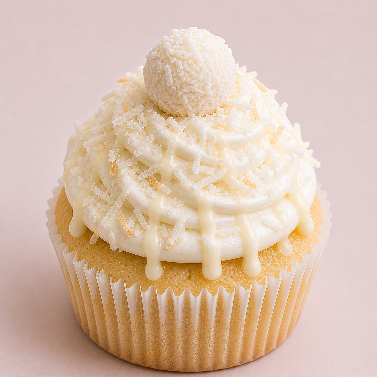 Coconut Cloud Gourmet Cupcake
